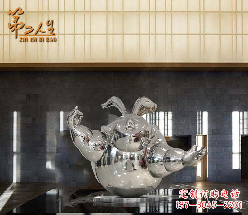 无锡不锈钢兔子雕塑——精致雕刻的艺术品