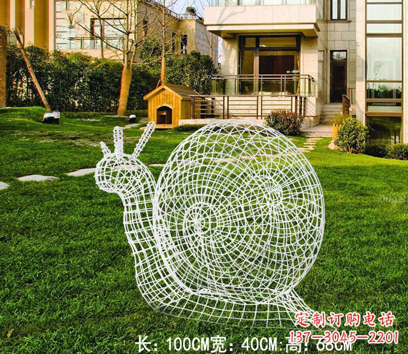 无锡不锈钢蜗牛雕塑进化的象征