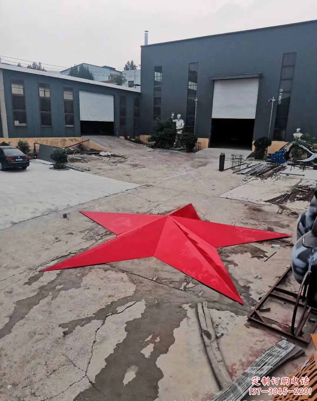 无锡五角星的魅力不锈钢景观雕塑