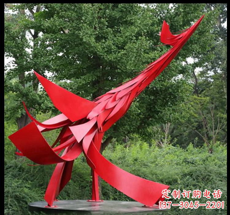 无锡不锈钢凤凰雕塑——美丽而神秘的象征