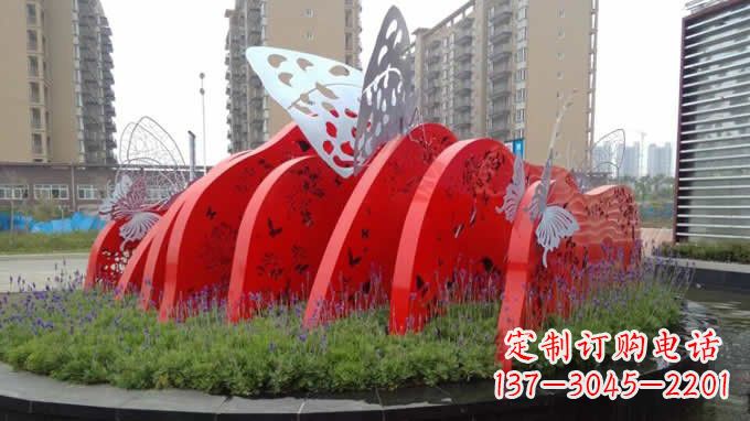 无锡不锈钢蝴蝶雕塑令人惊叹的美丽