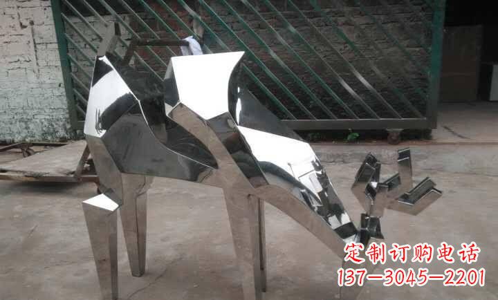 无锡不锈钢小羊雕塑