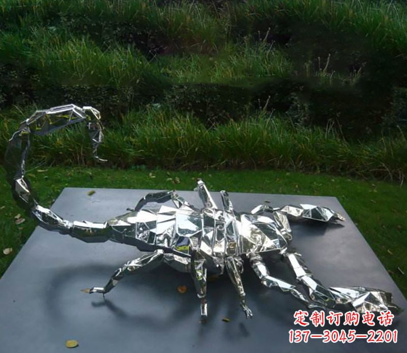无锡不锈钢蝎子雕塑精致且充满魅力