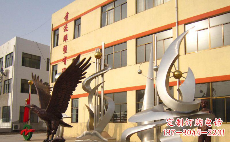 无锡不锈钢雄鹰雕塑