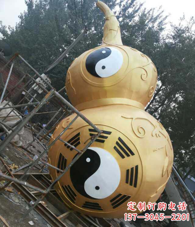 无锡精美不锈钢葫芦雕塑