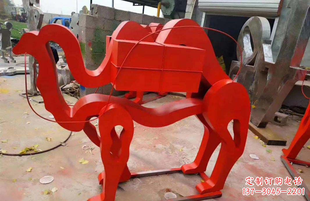 无锡不锈钢艺术骆驼雕塑