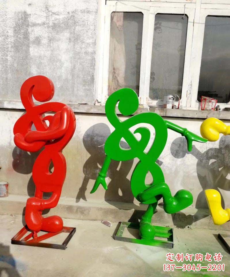无锡美妙音乐不锈钢音符雕塑