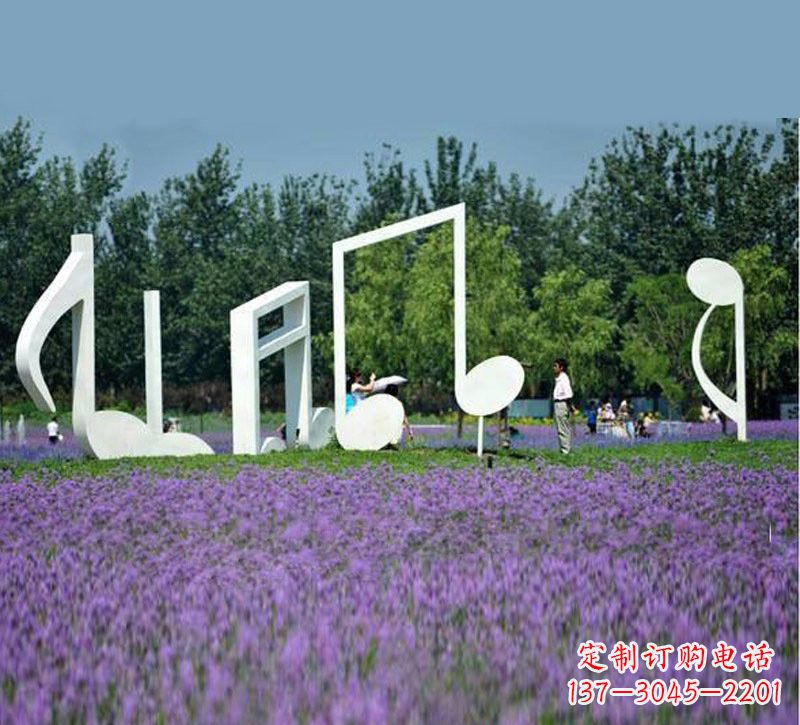 无锡不锈钢音符雕塑音乐与艺术的完美结合