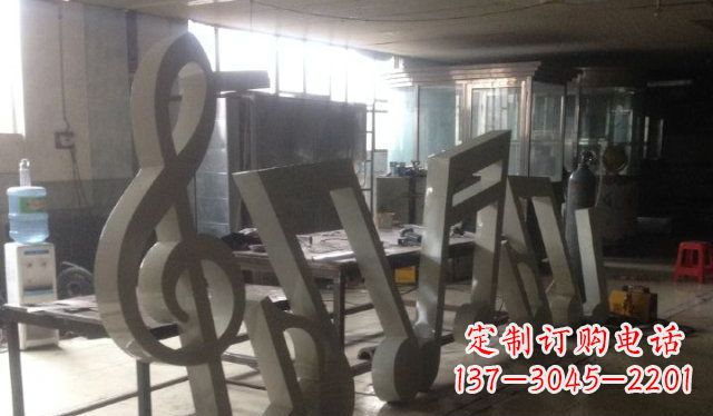 无锡不锈钢音符广场雕塑