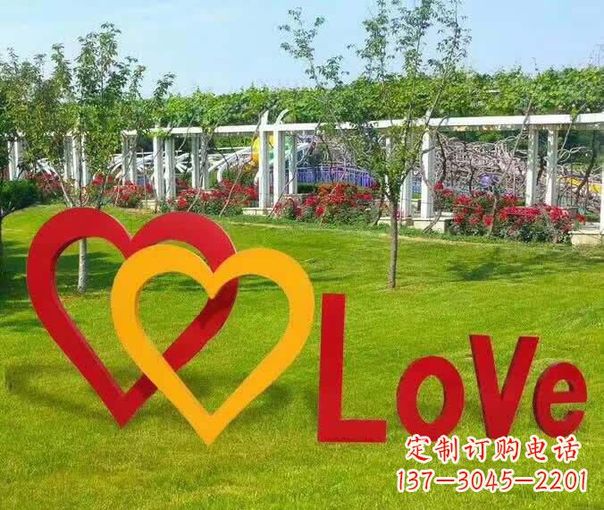 无锡不锈钢英文字母雕塑