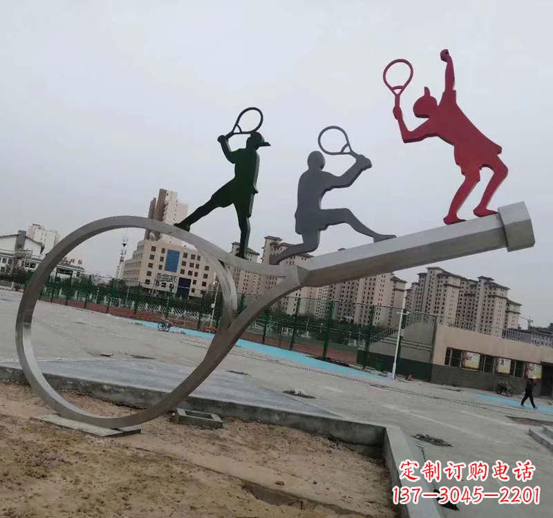 无锡不锈钢羽毛球雕塑精美的艺术装点