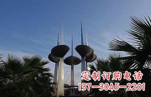 无锡不锈钢避雷针雕塑精致静谧的安全保护