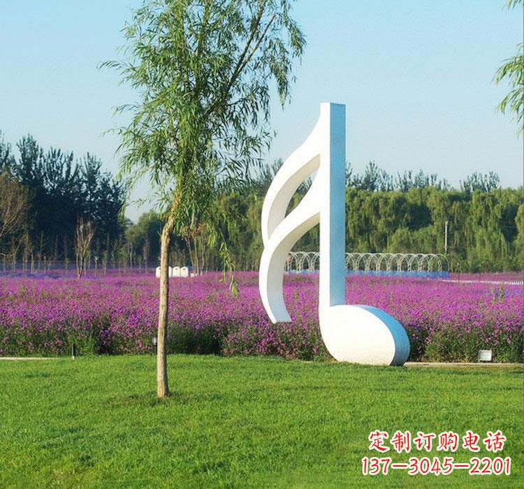 无锡不锈钢音符雕塑——点亮园林的音乐之美