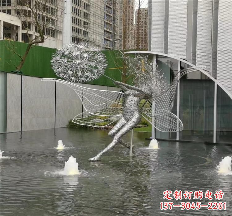 无锡美丽的不锈钢蒲公英雕塑