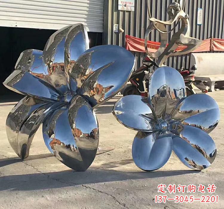无锡不锈钢荷花雕塑美丽又耐用