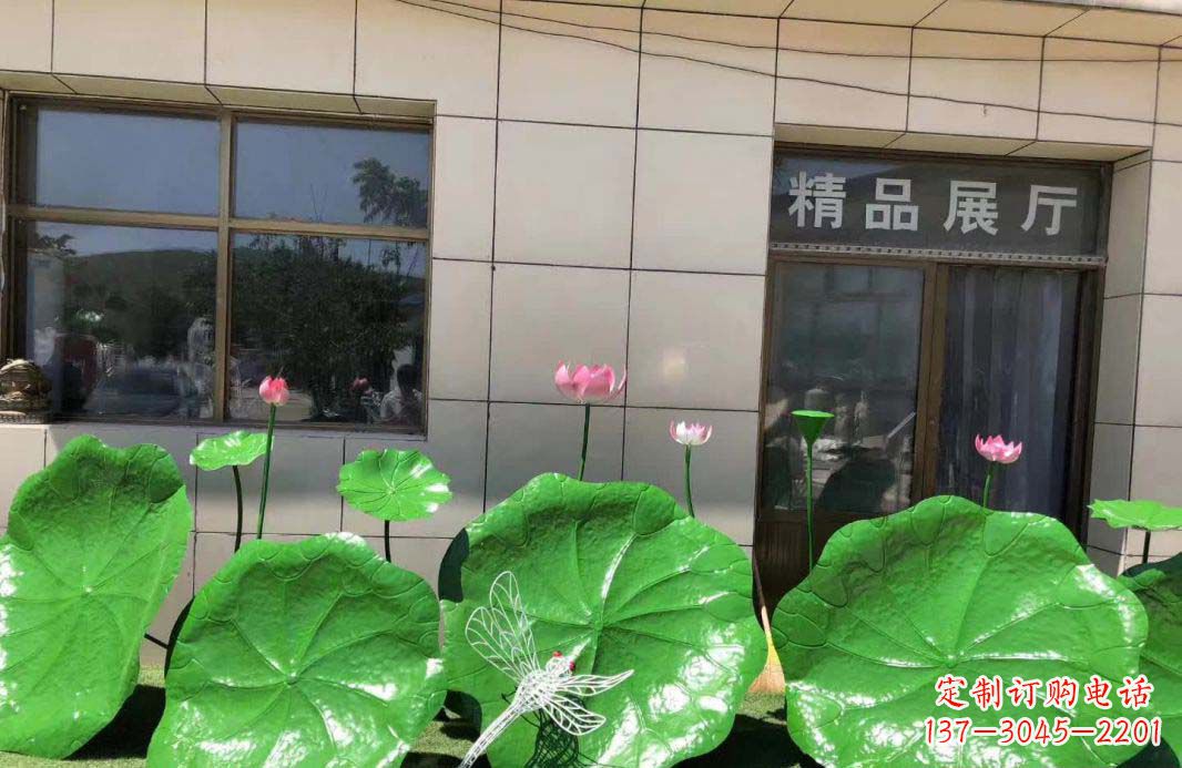 无锡不锈钢荷叶雕塑艺术性与美感的完美结合