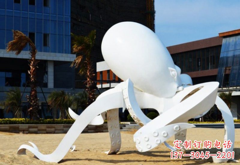 无锡不锈钢章鱼雕塑2
