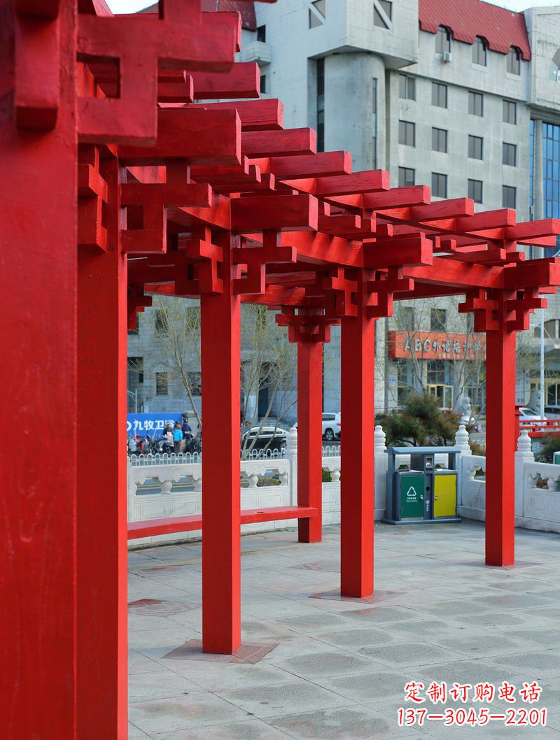 无锡长廊雕塑描绘城市景观的艺术作品