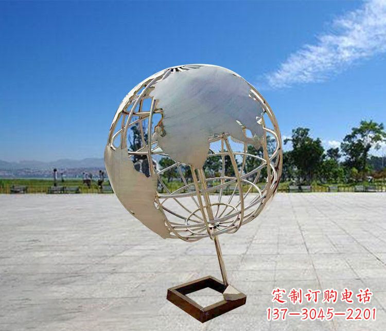 无锡神奇的不锈钢地球仪雕塑