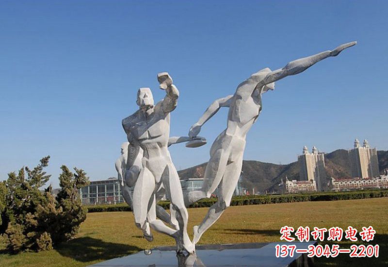无锡不锈钢掷铁饼运动员雕塑