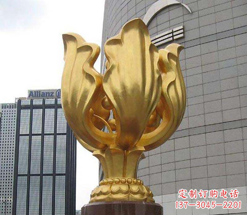 无锡不锈钢紫荆花雕塑