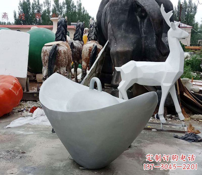 无锡金色福祉——元宝雕塑