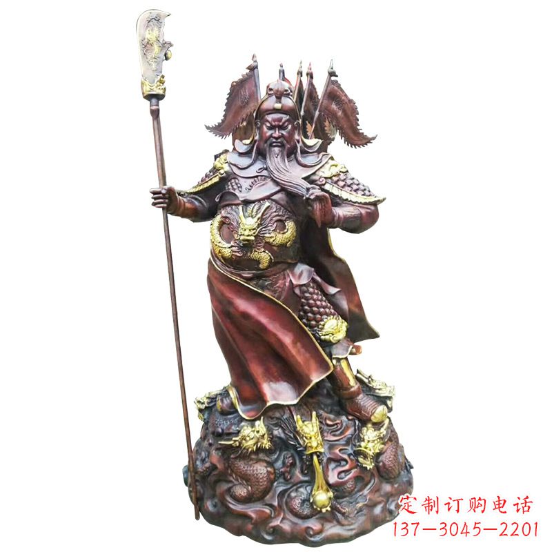 无锡铸造工艺精美的关公像
