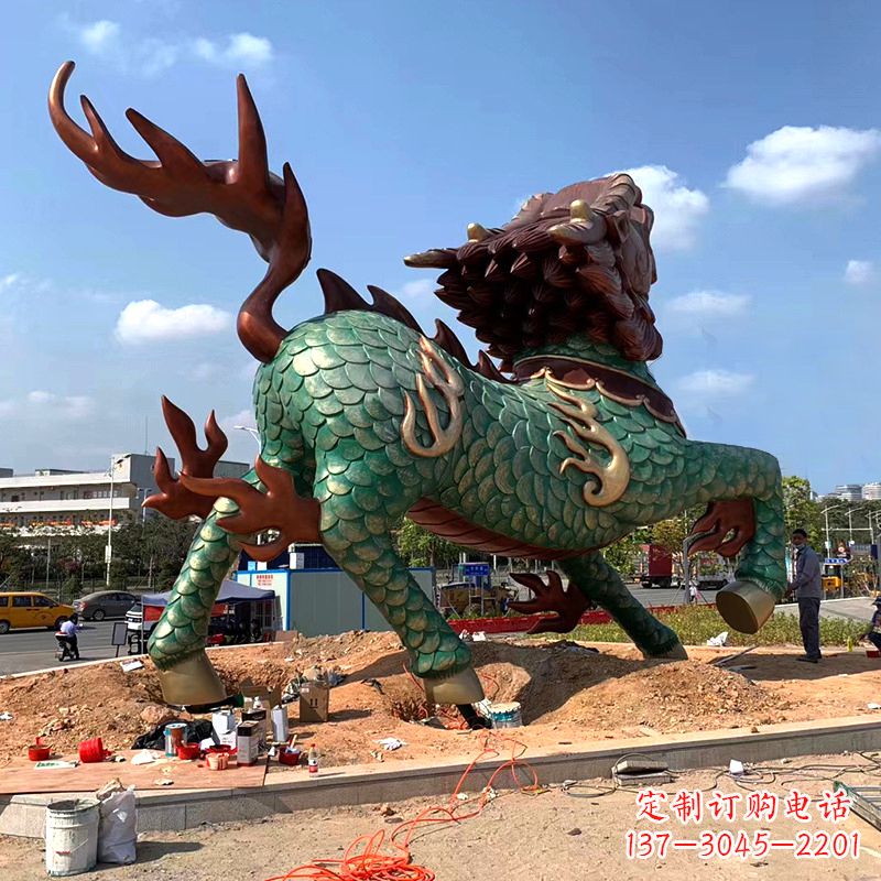 无锡麒麟雕塑——美丽传说的象征