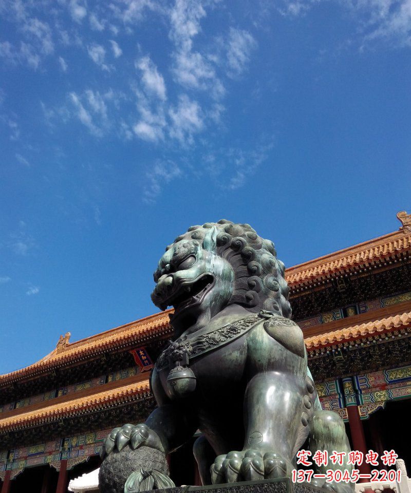 无锡铜狮子雕塑——永恒的象征