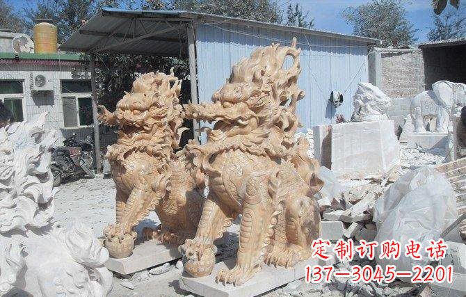 无锡麒麟石雕一个具有传统文化精髓的艺术品