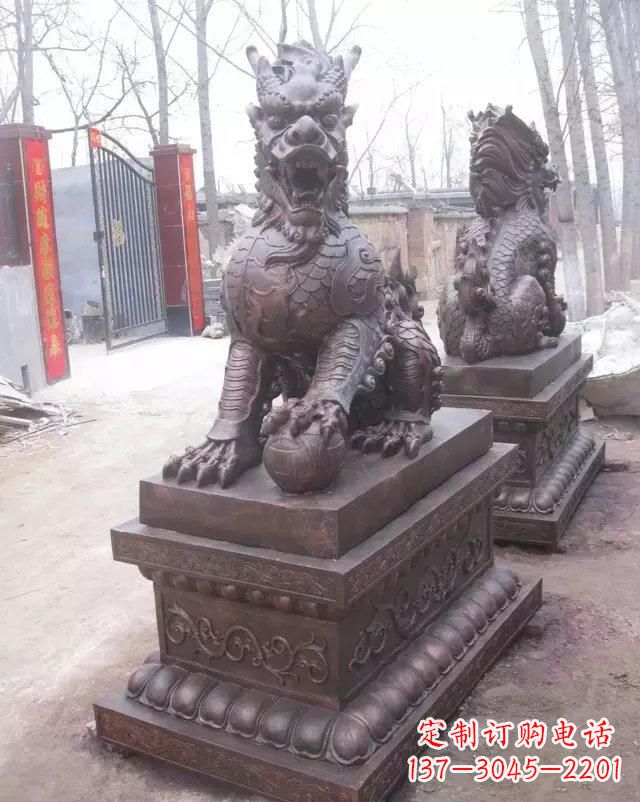 无锡麒麟雕塑古老而又神秘