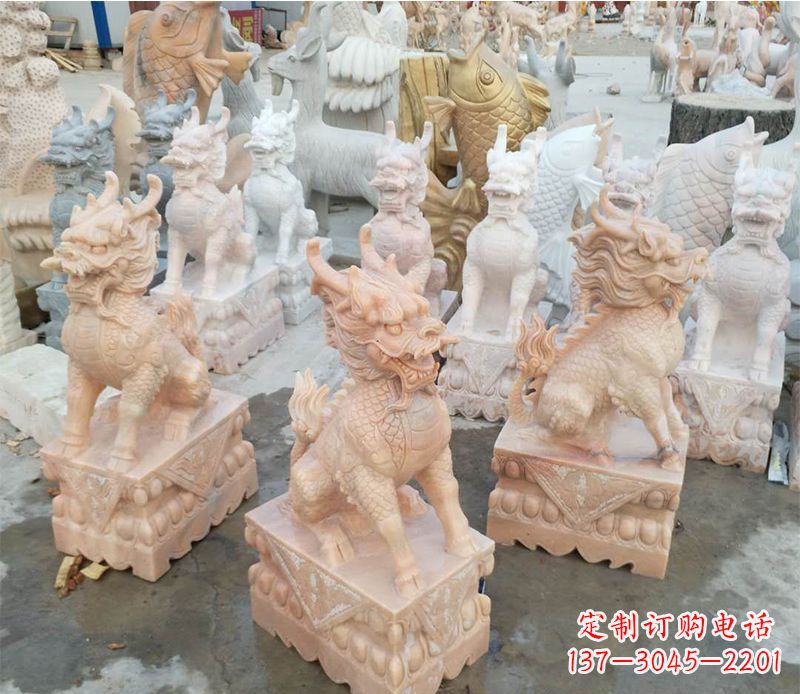 无锡麒麟雕塑传承文化之美