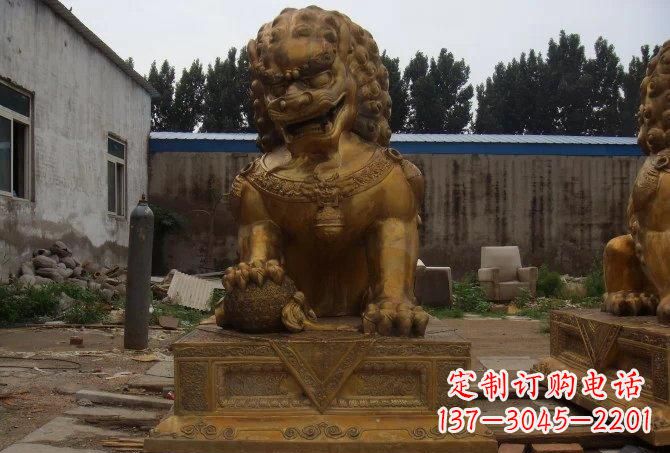 无锡静谧的狮子雕塑精美的工艺与精神传承