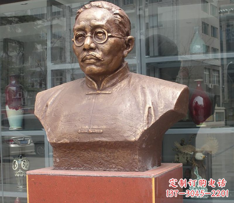 无锡蔡元培雕塑传承睿智的象征
