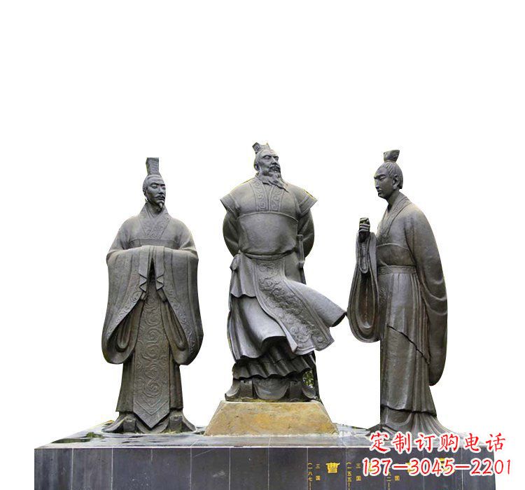 无锡曹操曹丕曹植铜雕