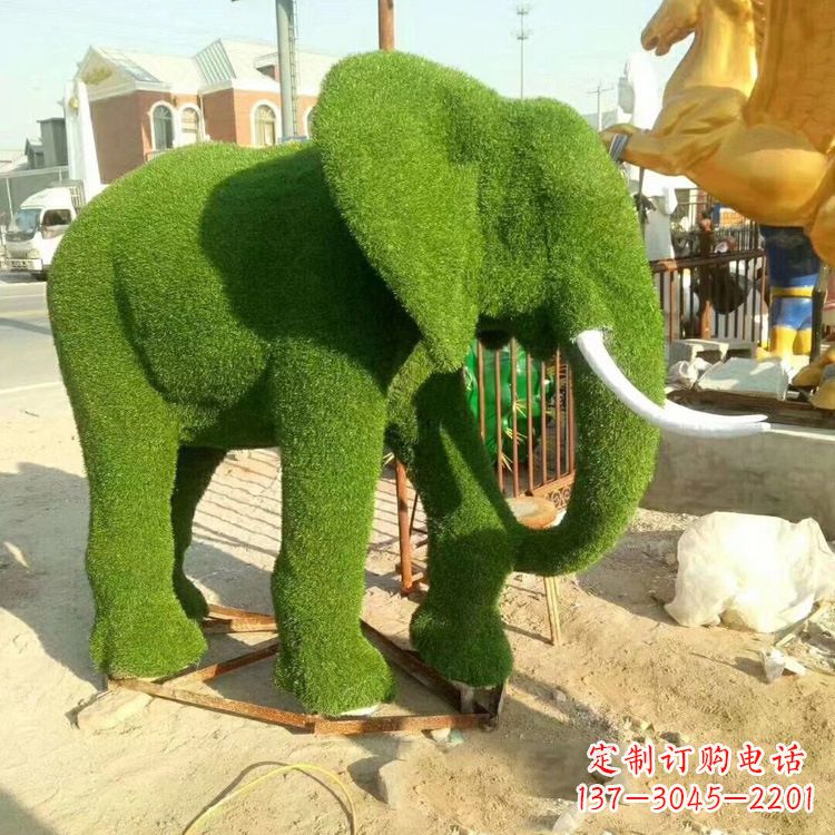 无锡大象雕塑玻璃钢草皮的最佳诠释