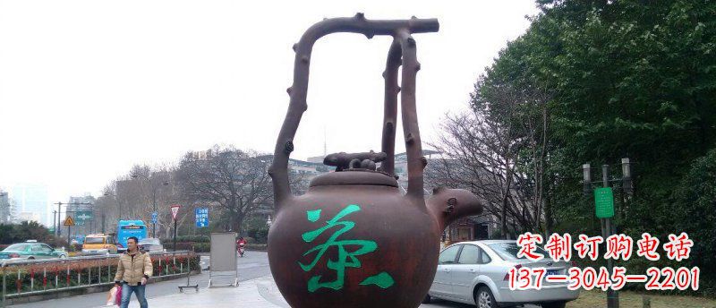 无锡茶壶雕塑——展现艺术精妙