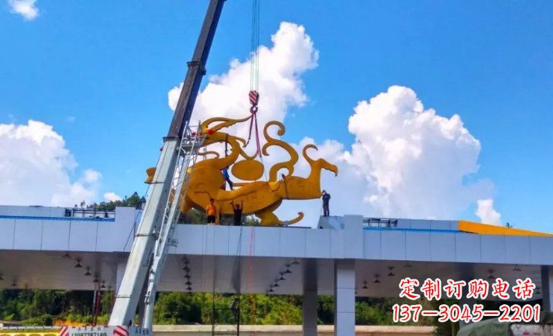 无锡精美不锈钢龙雕塑,点缀城市之美