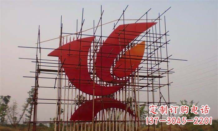 无锡城市和平鸽雕塑传递和平信息