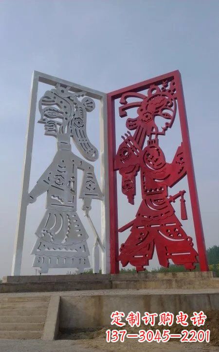 无锡精美皮影戏雕塑——缔造中国城市文化新风貌