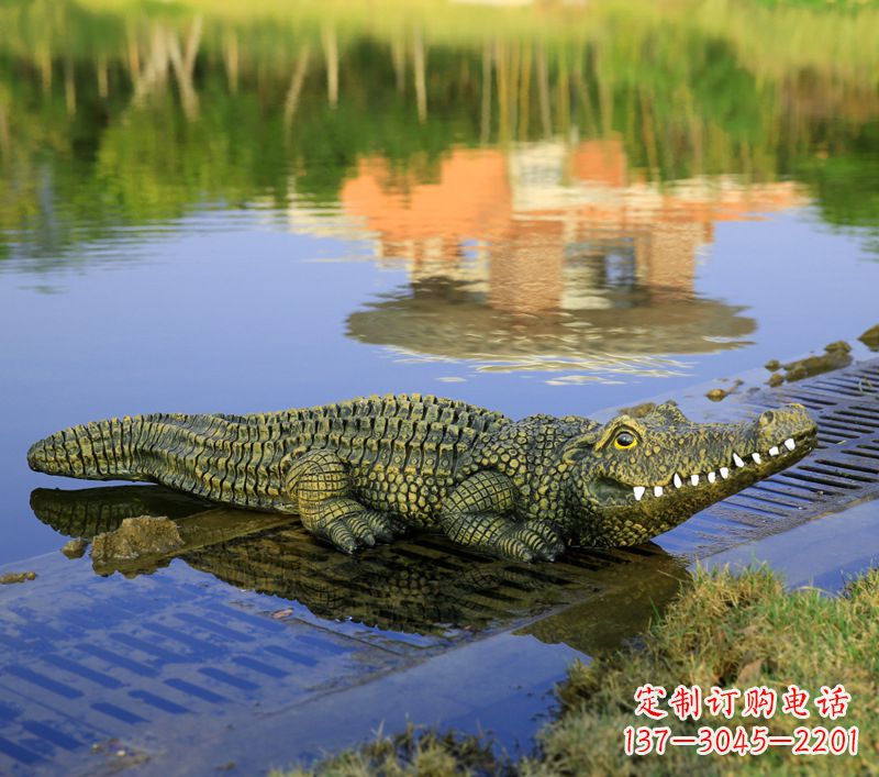 无锡玻璃钢水池雕塑——池塘水景的精美装饰