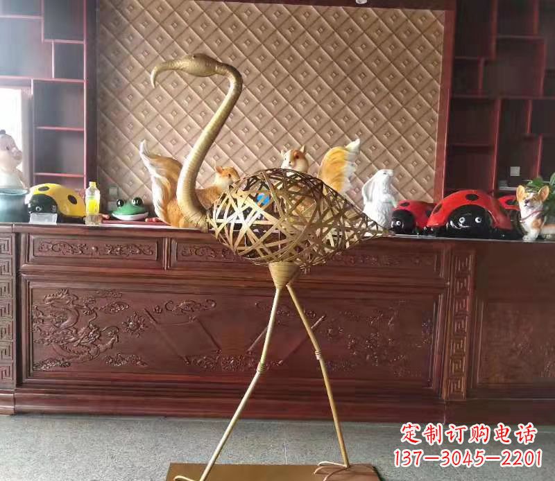 无锡火烈鸟雕塑精美绝伦
