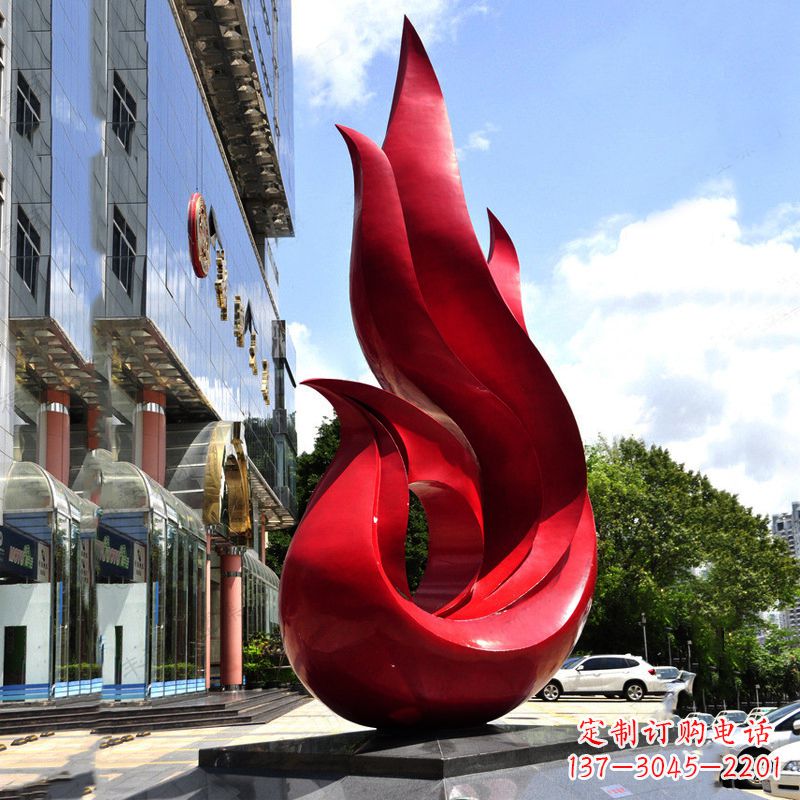 无锡抽象不锈钢凤凰雕塑雕塑艺术的精美绝伦