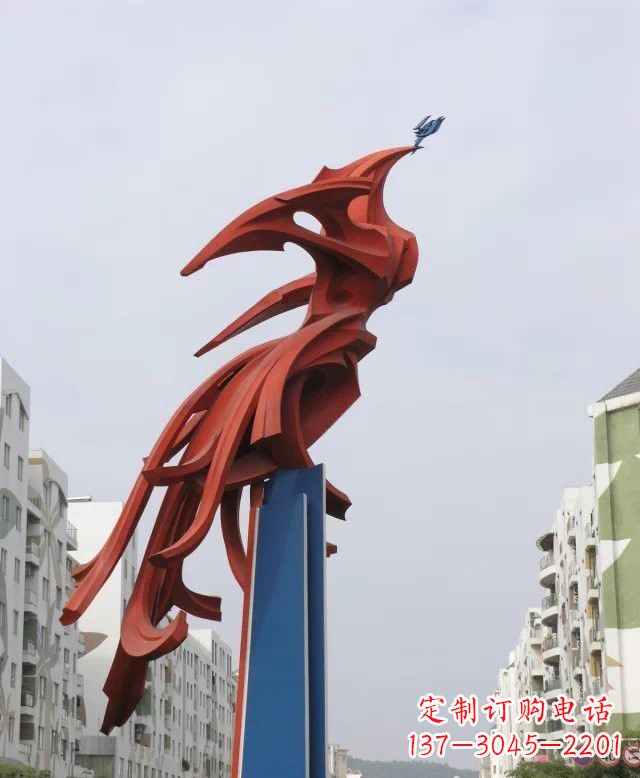 无锡凤凰雕塑传承古老文化的艺术精品