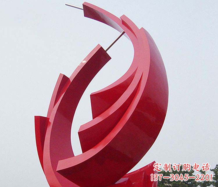 无锡抽象帆船不锈钢雕塑