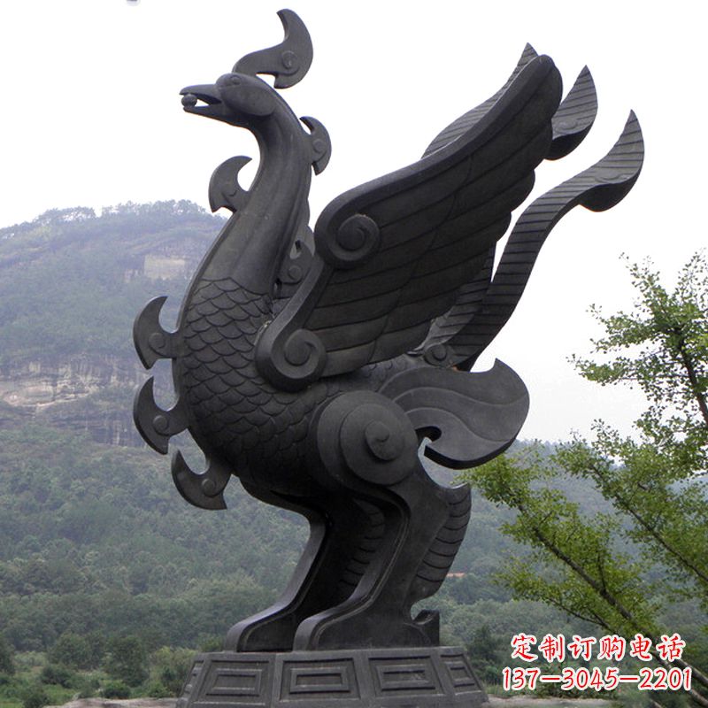 无锡凤凰铜雕传承古神兽之美