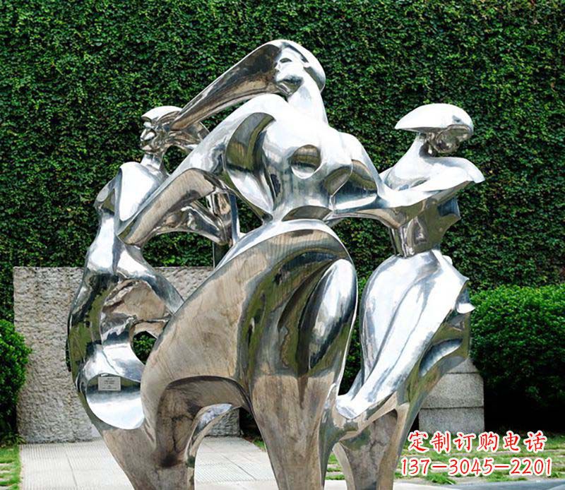 无锡抽象女性的魅力不锈钢景观雕塑
