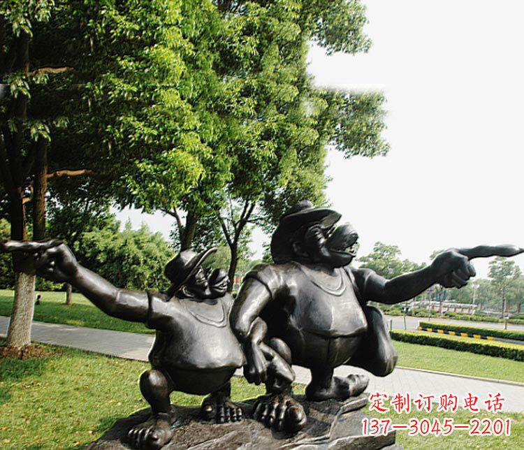 无锡穿衣服的猩猩——非凡的铜雕