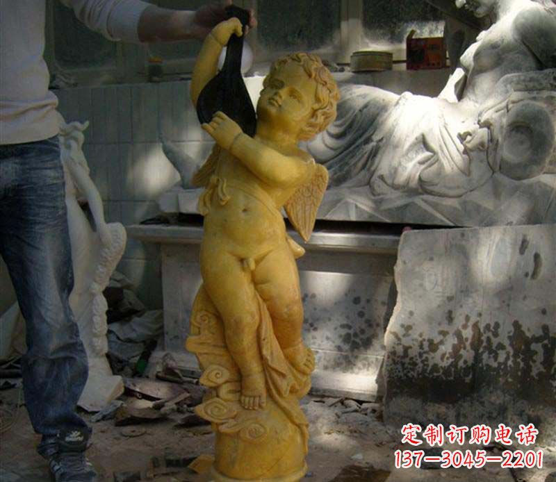 无锡吹拉弹唱小天使石雕