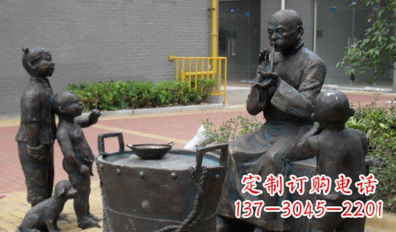 无锡糖人雕塑温暖的童年回忆